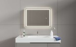 Kielle - Idolio Zrcadlo s LED osvětlením a vyhříváním, 70x100 cm 50324111