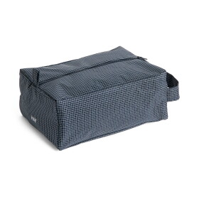 HAY Kosmetická taštička Grid S Dark Blue, modrá barva