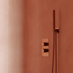 OMNIRES - Přípojka úhlová, měď kartáčovaná 8873C-KCPB