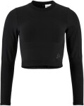 Běžecký top CRAFT ADV Tone Seamless Cropped LS - černý Velikost textilu: L-XL