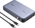 Ugreen PB720 šedá / Powerbanka / 20000mAh / LED displej / rychlonabíjení / 2x USB-C (UGR1830)