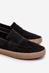 Pánské Eco Suede Espadrilky Big Star Black Velikost: 43