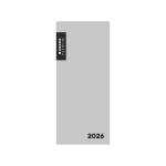 Týdenní diář 2026 Karton P+P kapesní - PVC PASTELINI šedá