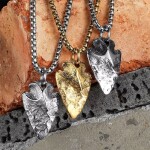 Pánský náhrdelník Vintage Warrior's Spear - chirurgická ocel, 60 cm Vintage