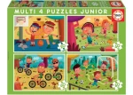 EDUCA Puzzle Sporty 4v1