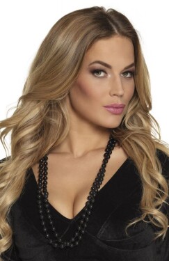 R-Kontakt.cz Náhrdelník - korále černé