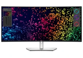 40" DELL U4025QW UltraSharp stříbrná / IPS / 5120x2160 / 21:9 / 5ms / 1000:1 / 600cd-m2 / HDMI+DP+USB-C / USB HUB / VESA (210-BMDV)