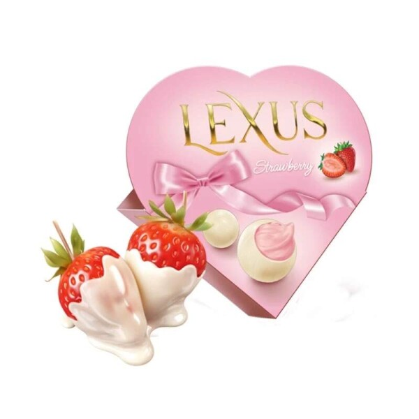 Lexus Bonboniéra s příchutí jahod srdce 110g