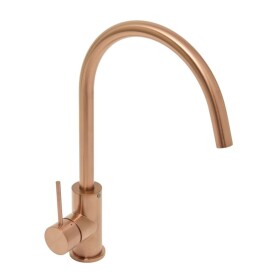 Dřezová baterie SAT Aurum s otočným ramínkem broušená rose gold SATBAUR280BRG SATBAUR280BRG