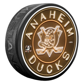 Mustang Puk Anaheim Ducks NHL Neon