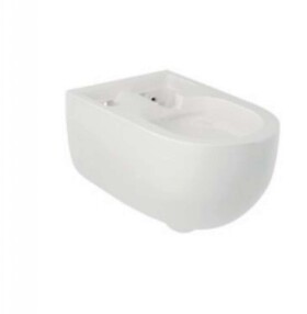KLUDI - CleanTronic Závěsné WC pro bidetovou jednotku SMART, Rimless, Spiralflush, lesklá bílá 16WCW0043