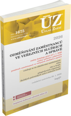 ÚZ 1675 Odměňování zaměstnanců (VS)