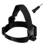 Hurtel Hlavový pásek pro akční kamery GoPro, DJI Osmo Action černá / Držák na hlavu / Dlouhý upevňovací šroub
