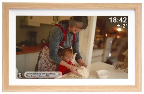 Denver PFF-1505LW / digitální fotorámeček / Wi-Fi / Micro SD / 1920 x 1080 px (dpff1505lw)