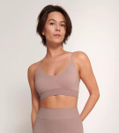 Dámská podrpsenka EVER Infused Aloe Bralette - PURPLE - sv. hnědá 6116 - SLOGGI PURPLE L