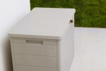 TOOMAX WOODYS zahradní plastový úložný box 160 L - světle šedá