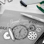 Faber-Castell Umělecký popisovač Pitt Artist Pen Black & White sada 4 ks - bílé a černý