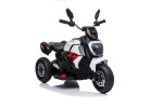 Mamido Dětská elektrická motorka Fast Tourist bílá