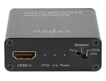 Nedis VEXT3470AT HDMI převodník HDMI na audio analog Jack + digital toslink (VEXT3470AT)