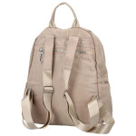 Stylový dámský textilní batoh Dinara, světle béžový