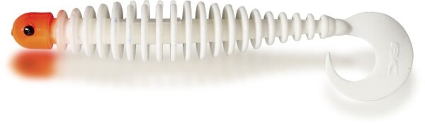 Black Cat Gumová nástraha Curly Worm Red Head - 25g 17cm,Black Cat Gumová nástraha Curly Worm Red Head - 25g 17cm