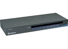 TRENDnet KVM Switch 16-port USB/PS2 19" / KVM switch / 16 portů / VGA / max. 2048x1536 / 1U rack (TK-1603R)