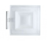 DURAVIT - Karree Mýdlenka s držákem, chrom/mléčné sklo 0099521000