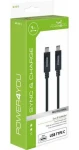 Schwaiger USB-C - USB-C černý / Datový kabel / USB 3.2 Gen 2 / 10 Gbit/s / 1 m (LK101C531)