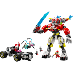 LEGO LEGO® DREAMZzz™ 71497 Cooperův tygří robot a Zerův hot rod