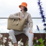 Taška přes rameno Reisenthel Classic shopper XL Rhombus olive