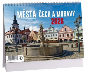 Stolní kalendář ARIA 2026 - Města Čech a Moravy