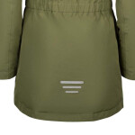 Trollkids Dětská zimní bunda s kapucí Trollkids Dívčí nepromokavý kabát Alesund Green (301-323) 140