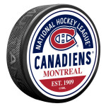 Mustang Puk Montreal Canadiens NHL Block Textured Puck