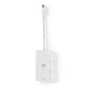 Nedis Adaptér Mini DisplayPort (M) - DVI-D 24+1 (F) - VGA (F) - HDMI (F) bílá / poniklované (CCGB37466WT02)