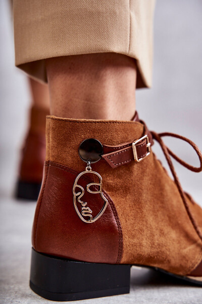 Dámské kožené kozačky Maciejka 5743A-29 Hněde 39