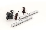 Nábytek Mikulík Dvoulůžko Smart L s LED páskem v čele