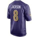 Nike Pánský dres Baltimore Ravens NFL Lamar Jackson #8 Game Alternate Velikost: 3XL