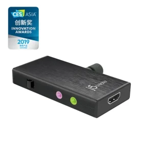 J5Create JVA02 Live Capture černá / Video capture adaptér / HDMI - USB-C / 60 fps / Power Delivery / 1 m (JVA02-N)