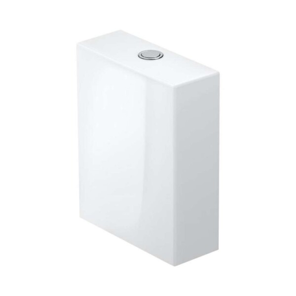 DURAVIT - White Tulip Splachovací nádrž 37x15 cm, připojení vlevo, bílá 0933100085