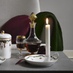 Royal Copenhagen Porcelánový svícen Star Fluted Christmas 17,5 cm, bílá barva, porcelán