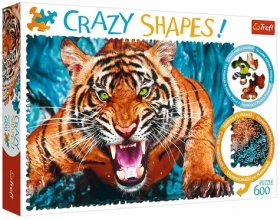 Trefl - Puzzle - Crazy Shapes Útok Tygra
