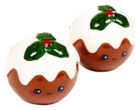 Sada slánka a pepřenka keramika - vánoční Pudink Foodiemals