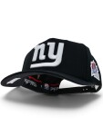 Mitchell & Ness Pánská kšiltovka New York Giants NFL Black Out Sidepatch Classic Red Stretch-Snap