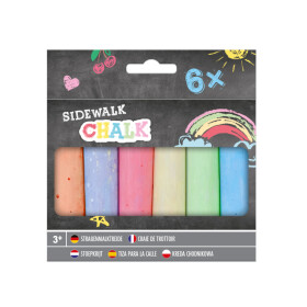 Křídy na chodník 6 ks - Craft Creative