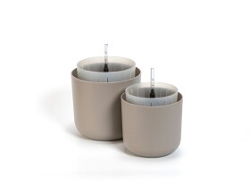 Samozavlažovací květináč Tolita Air ø 16 taupe