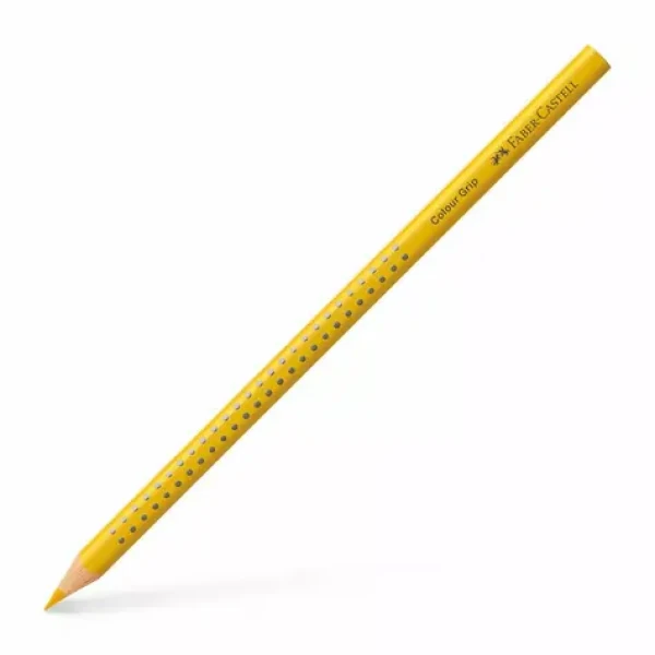 FABER-CASTELL Pastelky trojhranné / 12ks / žlutá (112408)