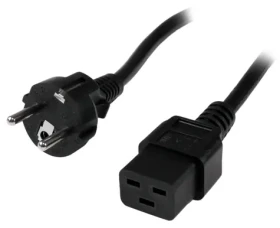 StarTech napájecí kabel Schuko - C19 2m černá / Napájecí kabel / CEE7/7 - C19 / 16 A (PXTEUC192M)