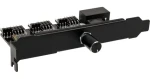 Lamptron CFM36 černá / Kontrolér ventilátorů a LED / PCI slot (LAMP-CFM36B)