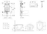 GEBERIT - Kombifix Set předstěnové instalace, klozetu Oudee a sedátka softclose, tlačítko Sigma50, chrom/alpská bílá SANI15CA3156