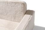 SHAPPY SHAPPY Dětské rozkládací pěnové křeslo LUMI Jemný plyš Barva: Cream